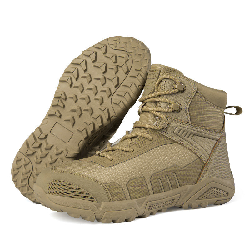 Premium Anti-Slip High-Top Tactical Boots