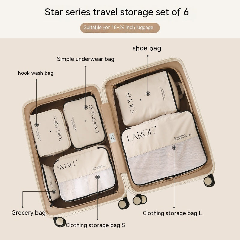 Ensemble de sacs de rangement de voyage premium pour un emballage organisé