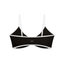 Loki & Ivy Color Block Ruched V-Neck Sports Bra