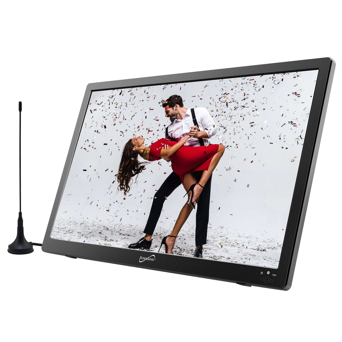 16" Supersonic Portable 12 Volt Digital LED TV with USB, SD, and HDMI Input - Korvel