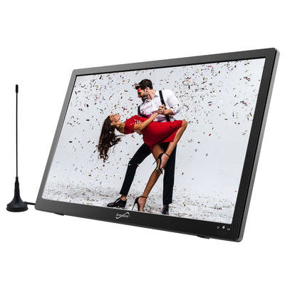 16" Supersonic Portable 12 Volt Digital LED TV with USB, SD, and HDMI Input - Korvel