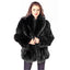 Stylish Fox-Fur Lapel Coat for Women