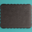 Cake Board - Black Scalloped - Half sheet - Korvel