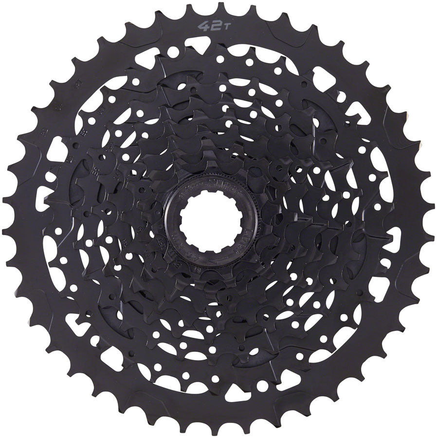 microSHIFT ADVENT 9-Speed Cassette - 11-42t Black Alloy