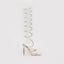 Tacones Gladiador con Tiras de Rhinestones