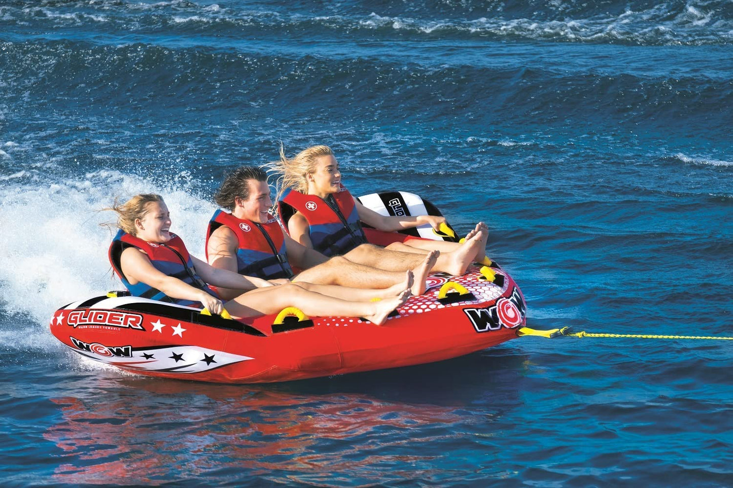 WOW Watersports Glider 3 Person Towable with Flex Seating