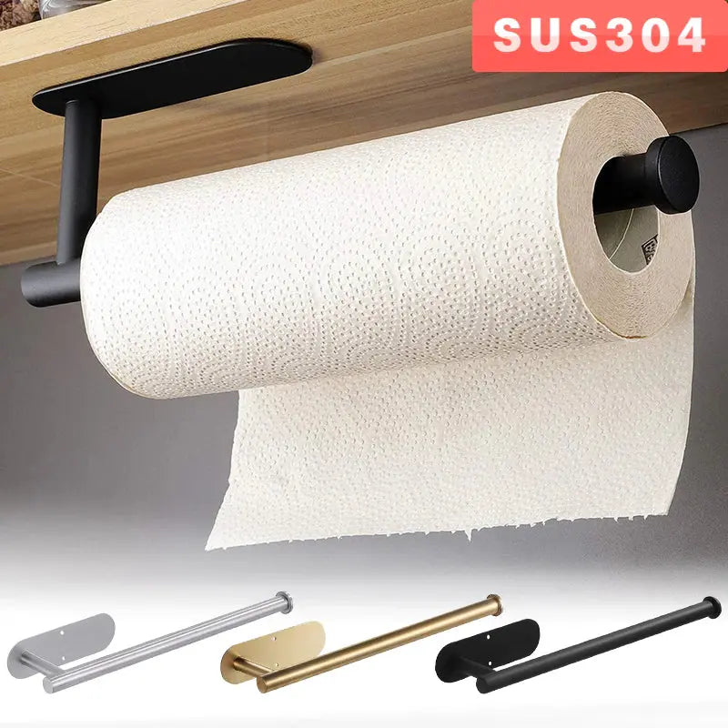 Support de papier essuie-tout en acier inoxydable premium