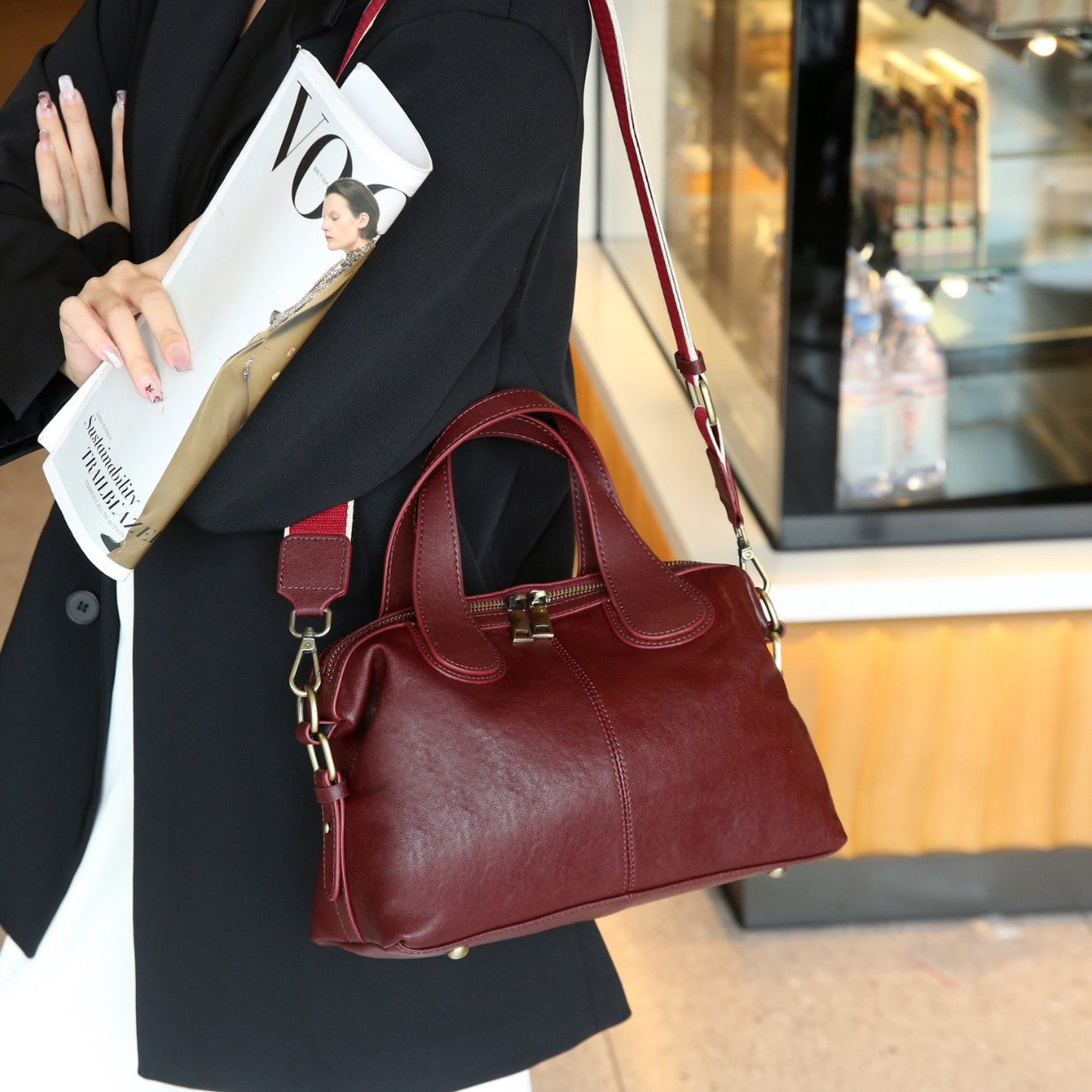 Premium Genuine Leather Large-capacity Tote Bag