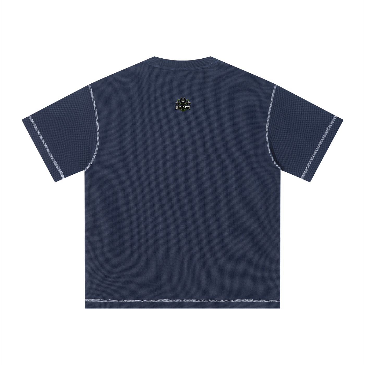 T-shirt boxy en waffle unisexe Sunfade Loki & Ivy
