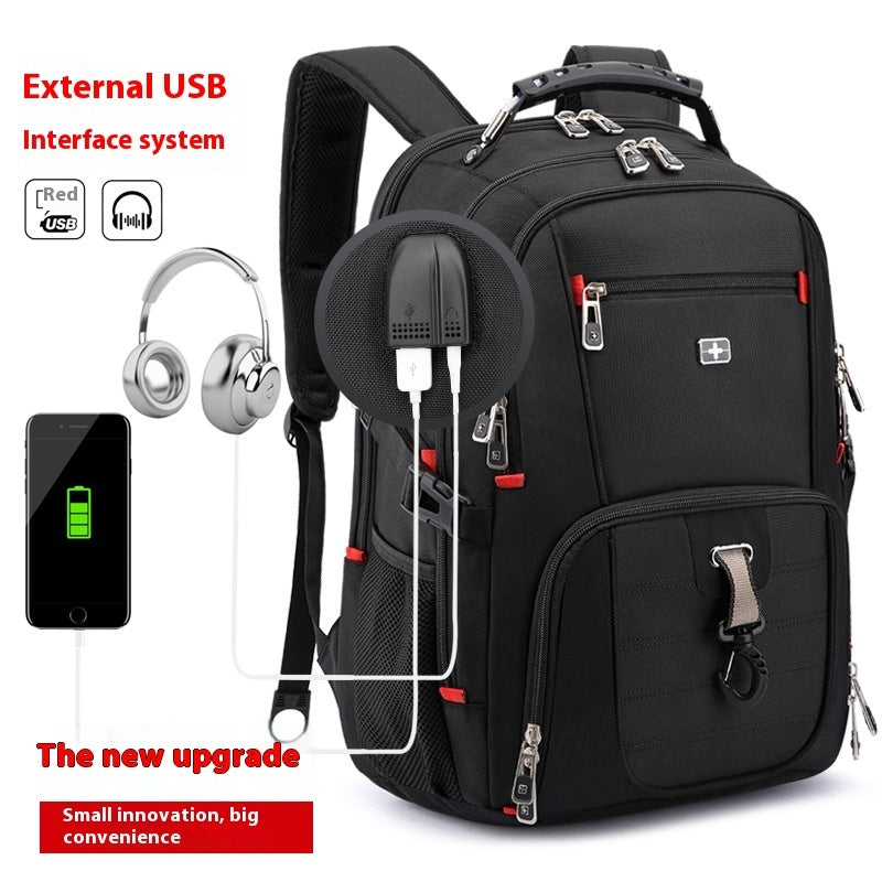 Sac à dos pour ordinateur portable étanche grande capacité
