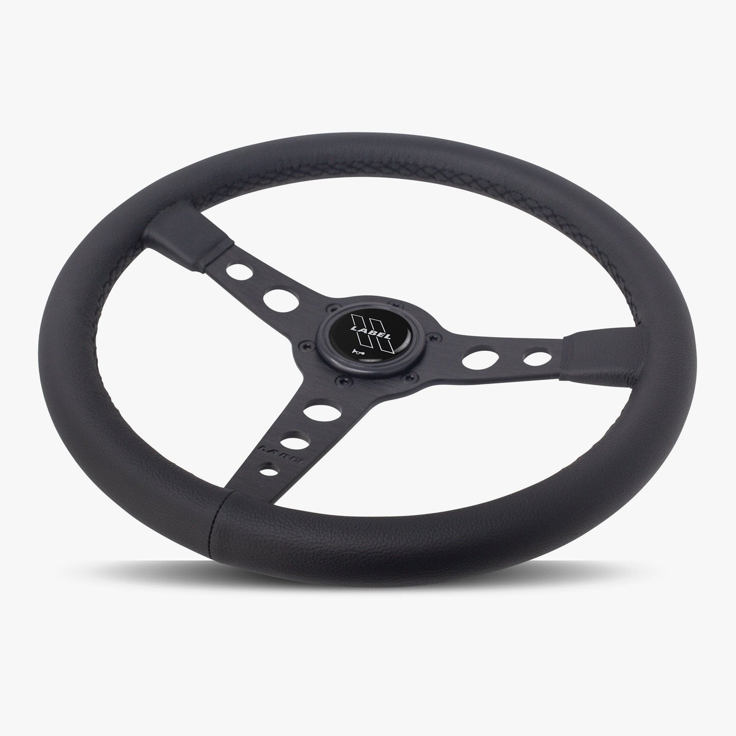 The Daytona Steering Wheel | Premium Black Leather & Anodized Spokes - Korvel