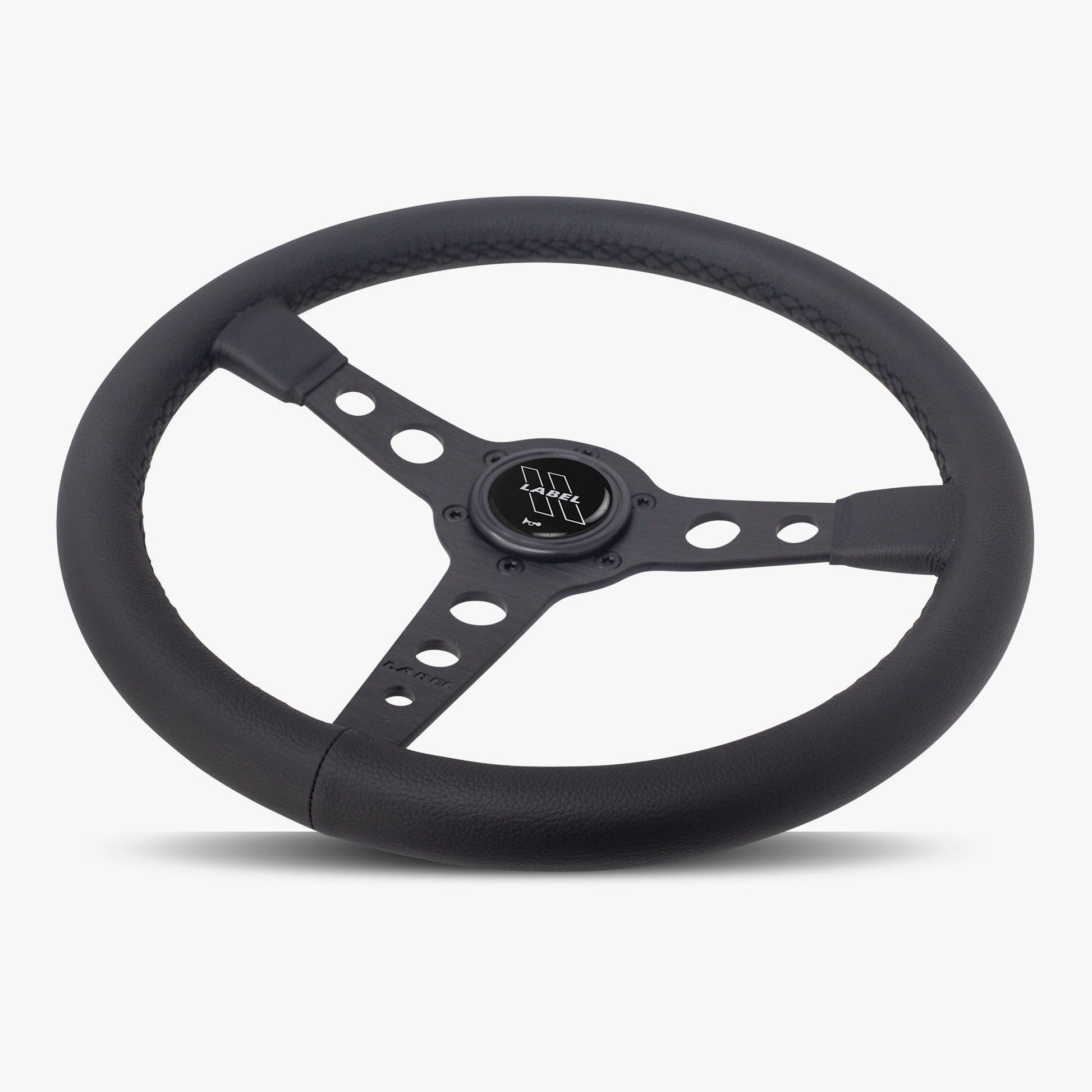 The Daytona Steering Wheel | Premium Black Leather & Anodized Spokes - Korvel
