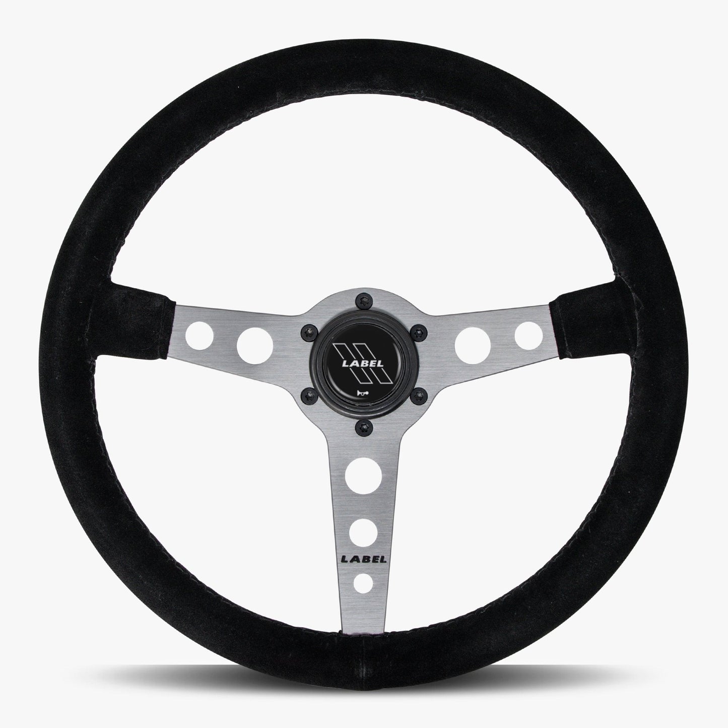 Le volant Daytona | Alcantara suédine noire et rayons en graphite