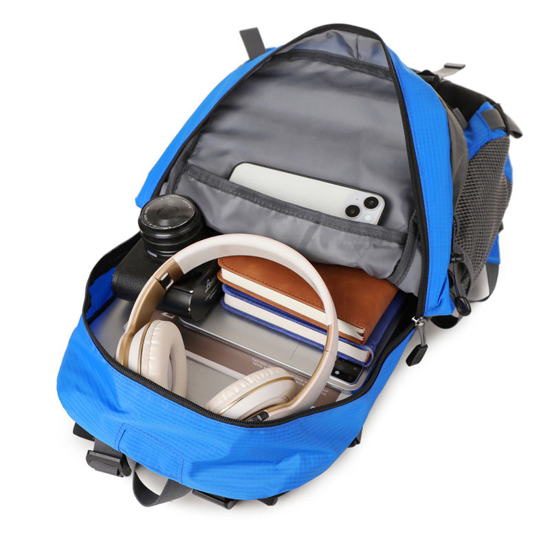 Large-Capacity Water-Resistant Travel Backpack