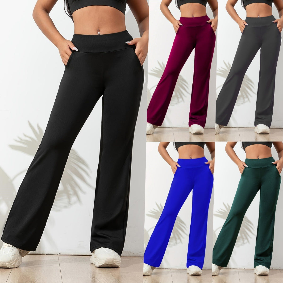 Pantalones de Deporte de Pierna Ancha para Comodidad y Estilo
