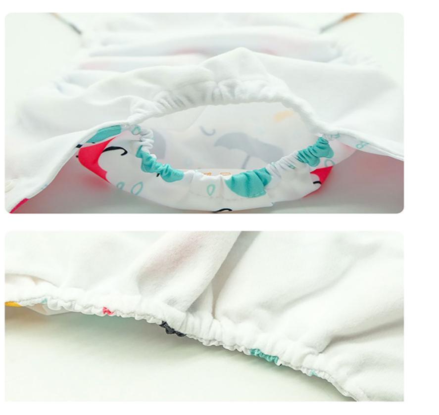 4PCS Eco-friendly Adjustable Cloth Diapers Set for Babies