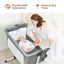 Travel Portable Baby Bed Side Sleeper Bassinet Crib - Gray