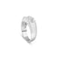 Bague en Argent Sterling .925 pour Homme avec Diamants Canalisés - Taille 10