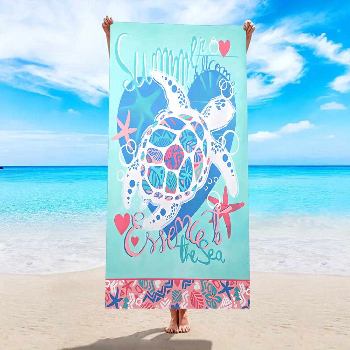 Quick-Drying Double-Sided Microfiber Beach Towel