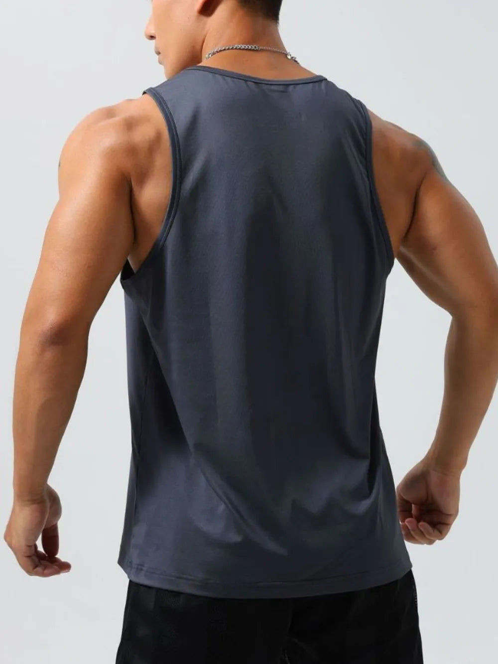 Débardeur à col rond grande taille pour homme