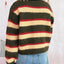 Chic Striped Long Sleeve Sweater with Round Neck - Korvel