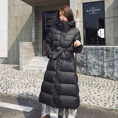 Women's Premium White Duck Down Puffer Jacket