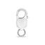 Collar de colgante de labrador retriever de plata esterlina .925 con diamantes