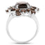 5.69 Carat Genuine Smoky Quartz Sterling Silver Ring
