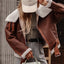 Veste zippée en shearling de première qualité