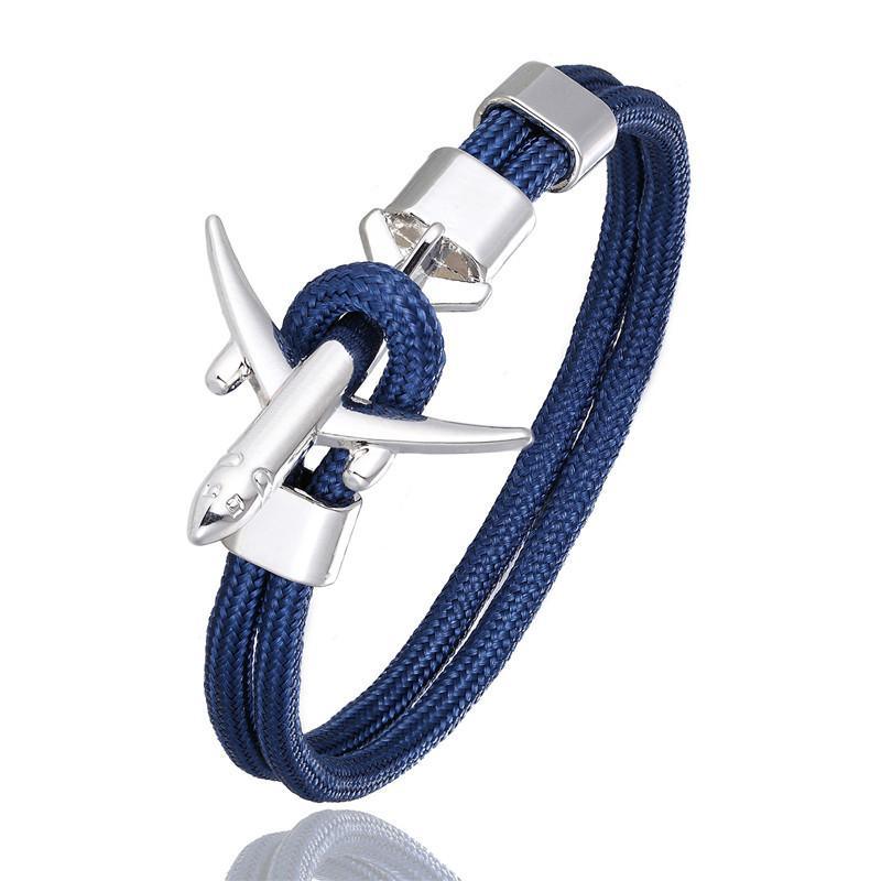 Bracelet en Paracorde avec Charme Élégant et Crochets d'Avion