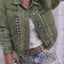 Women's Decorative Rivets Denim Jacket