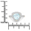 1.58 Carat Aquamarine and Diamond 14K Yellow Gold Engagement Ring
