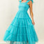 Robe Midi à Volants en Tulle pour Femmes - Élégante et Romantique