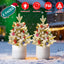 Relleno de Urna de Árbol de Navidad Iluminado con Berries y Luces LED