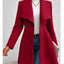 Elegant Slim-Fit Women's Wool Overcoat