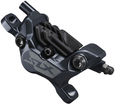 Caliper de freno de disco Shimano SLX BR-M7120 de 4 pistones con almohadillas metálicas