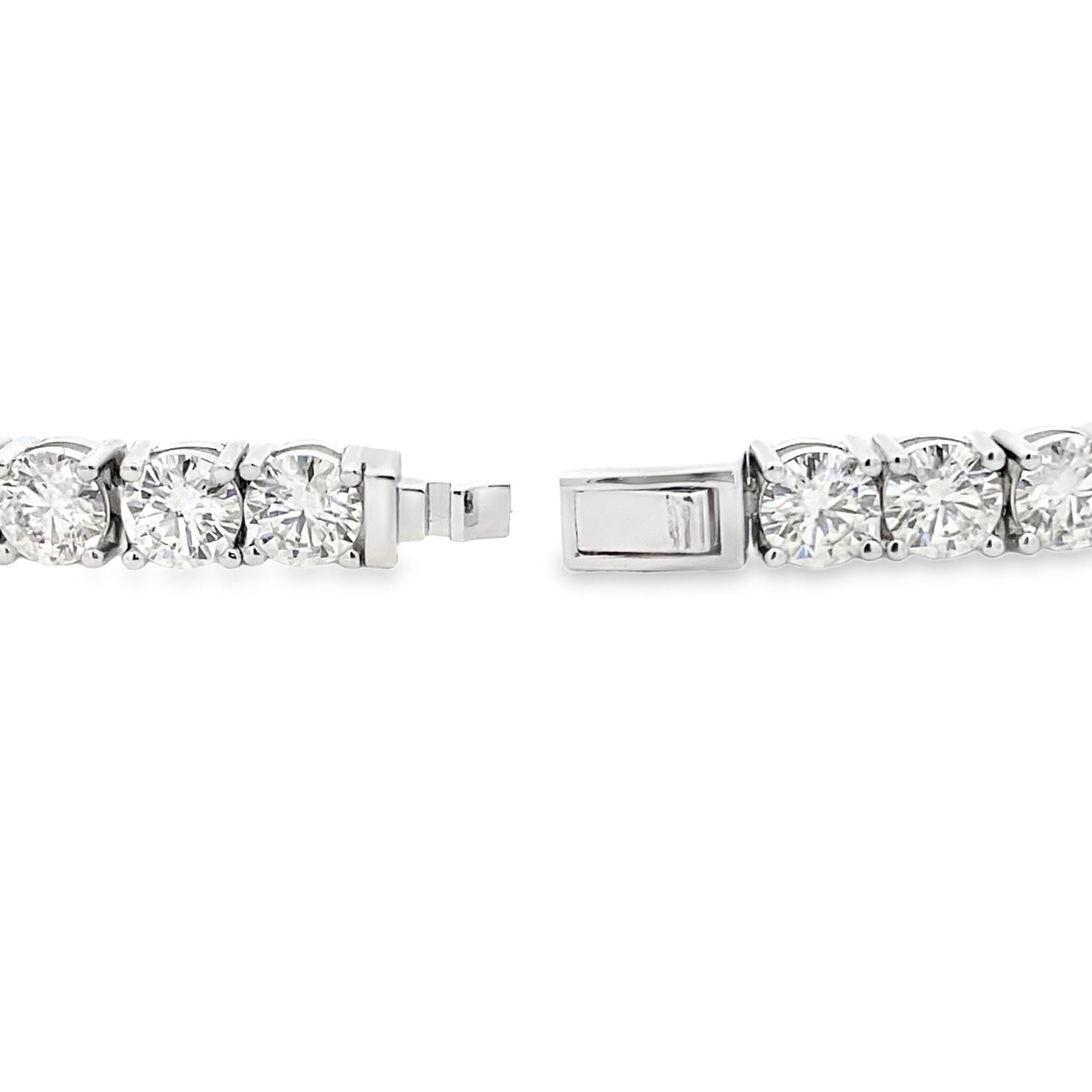 Bracelet de tennis en moissanite de 12,50 ct en argent sterling