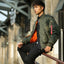 Veste Bomber Thermique Imperméable pour Hommes pour l'Automne et l'Hiver
