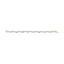10K Yellow and White Gold Diamond Cluster Wave Link Bracelet - 7.25"