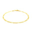 Bracelet Figaro en or jaune 10k de 2,6 mm