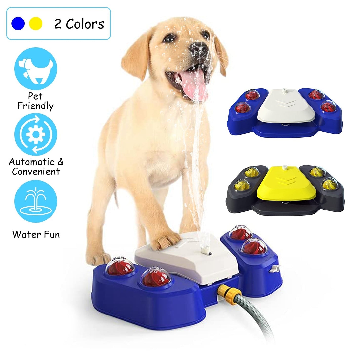 Fuente de Agua Multifuncional para Perros Gbruno y Aspersor