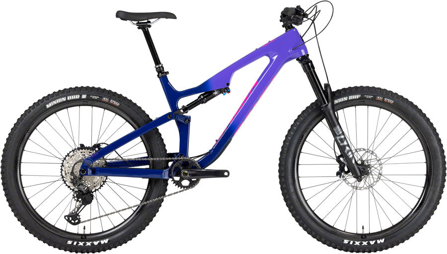 Vélo Salsa Rustler Carbon XT - Dégradé Violet de 27,5" (Grand)