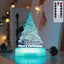MANDOTOS 3D LED Acrylic Night Light Ornament - Festive Holiday Decor