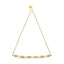 Bracelet Bolo en Argent Sterling Plaqué Or Jaune 14K avec Accent de Diamant