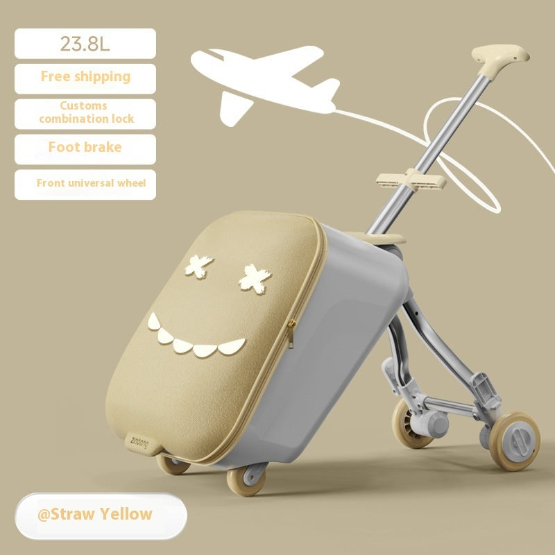 Maleta Trolley para Niños con Asiento y Rodante