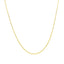 14k Yellow Gold Diamond Cut Cable Link Chain - 0.7mm