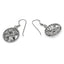 0.18 Carat Genuine Blue Diamond Sterling Silver Earrings