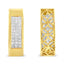 Collar con colgante vertical de diamante de corte princesa en oro amarillo de 14 quilates