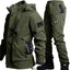 Men's Waterproof Cold-Resistant Shell Jacket and Trousers Suit