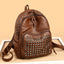 Sac à dos pour ordinateur portable de grande capacité avec design clouté